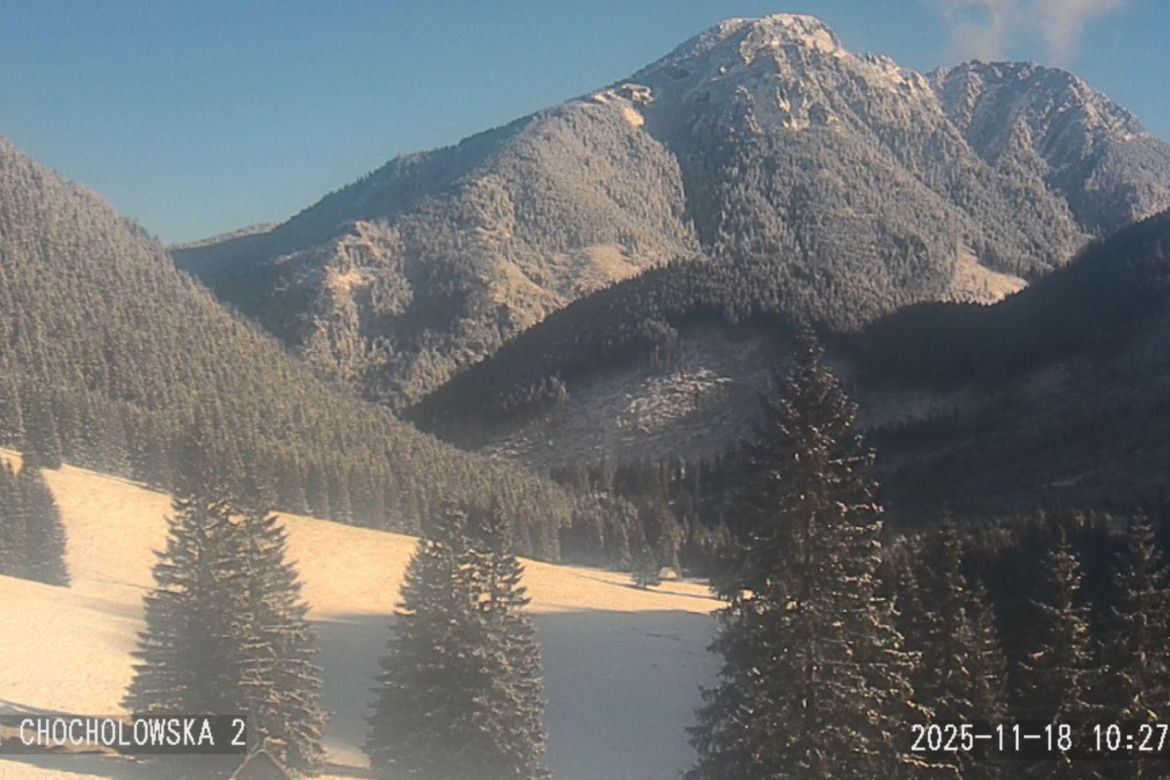 Tatry skąpane w śniegu
