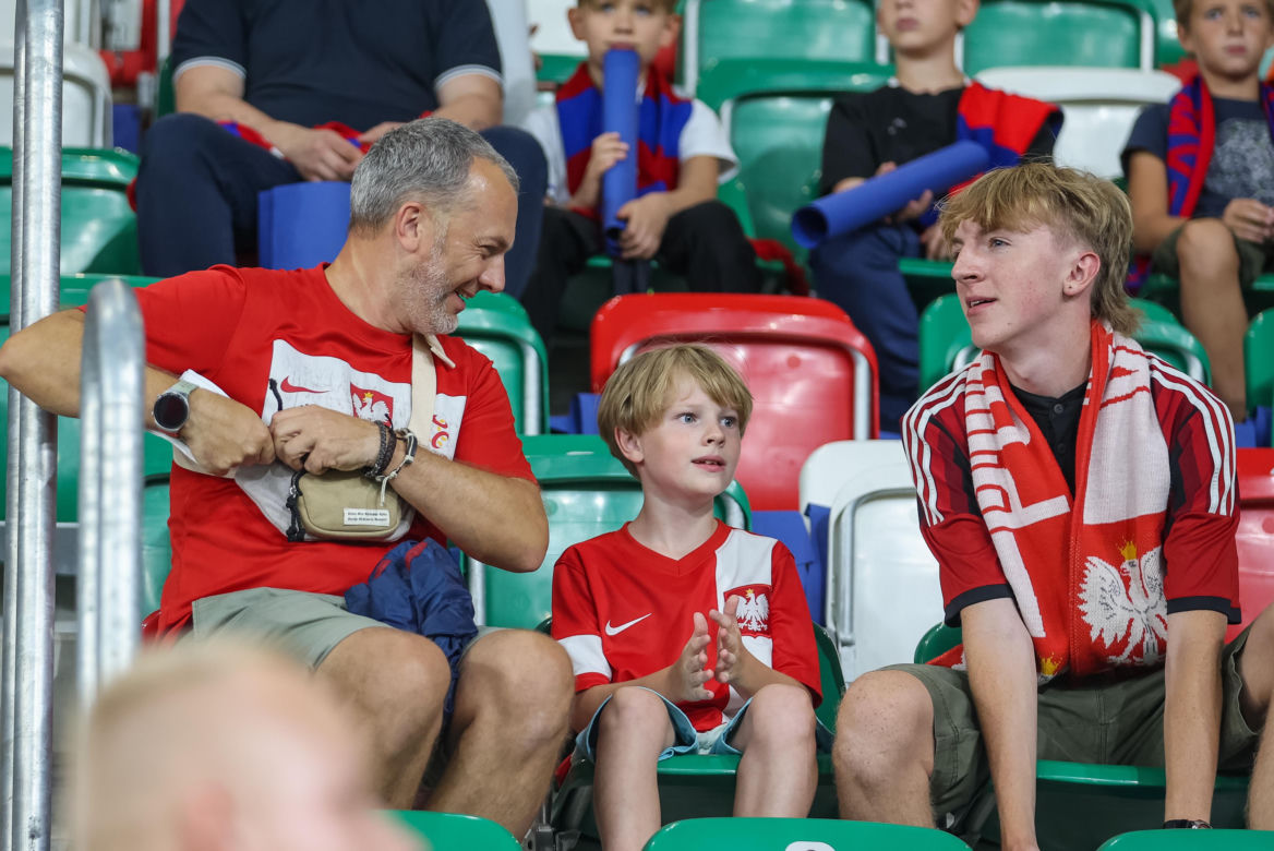 Kibice na meczu Raków Częstochowa - FC Kopenhaga