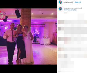 Marta Manowska na weselu Bogusi i Krzysia z Rolnik szuka żony