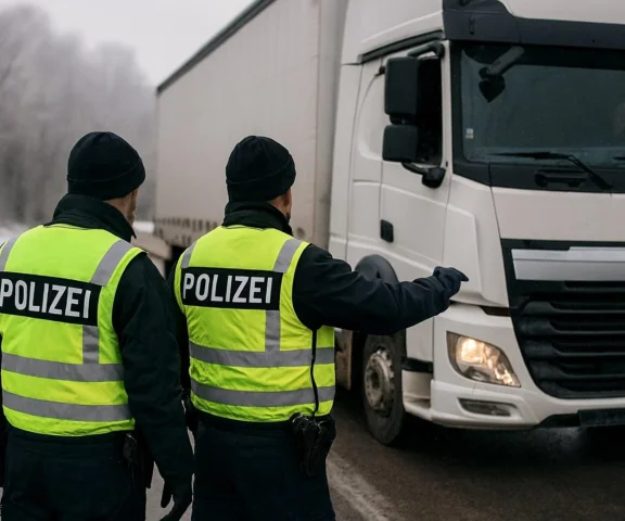 Niemieccy policjanci w szoku! Zajrzeli do polskiej ciężarówki i oniemieli