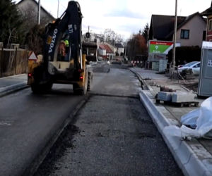 Tak wyglądają prace przy ulicy Bieżanowskiej