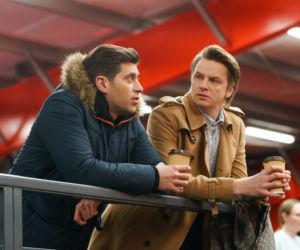 Przyjaciółki 17, odcinek 204, Andrzej (Adam Adamonis) i Robert (Krzysztof Wieszczek)