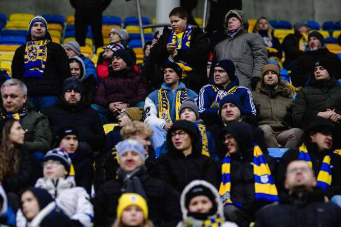 Arka Gdynia - Raków Częstochowa, zdjęcia kibiców i piłkarzy z meczu 17. kolejki PKO BP Ekstraklasy