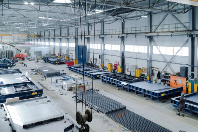 Zakład prefabrykacji w Kartoszynie należący do Moderna Holding