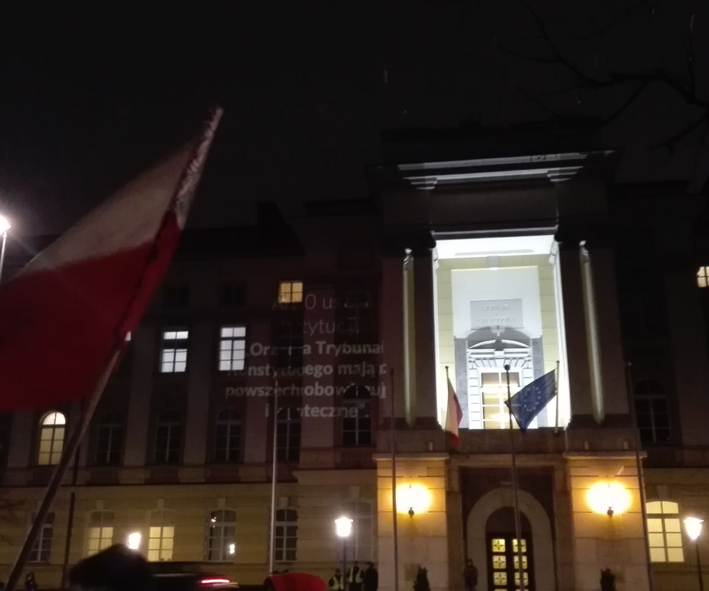 Protest przed KPRM
