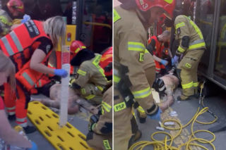 Amputacja nogi po wypadku z miejskim autobusem. Internauci podzieleni. Takie są skutki picia wódki