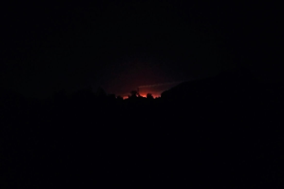 Wielka łuna nad Policami