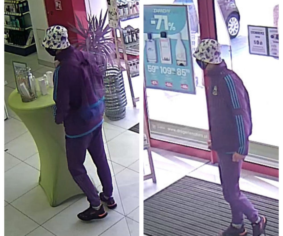 Wykorzystał moment nieuwagi i ukradł drogie perfumy! Szuka go policja z Bydgoszczy