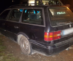 Jechał bez opony, zatrzymała go policja