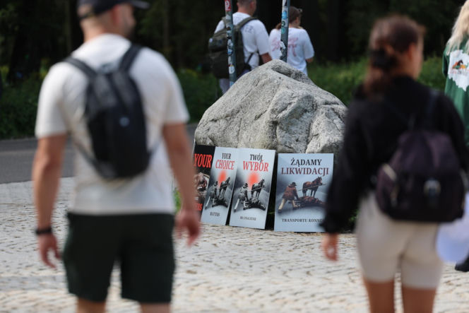 Protest przeciw przewozom konnym do Morskiego Oka