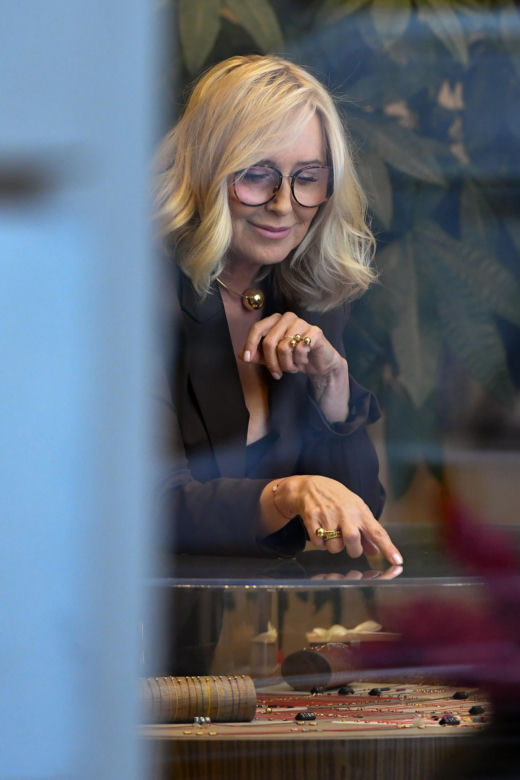 Agata Młynarska na zakupach u jubilera