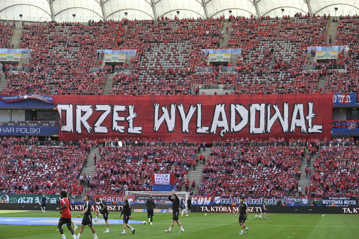 Puchar Polski pomiędzy Górnikiem Zabrze i Rakowem Częstochowa na PGE Narodowym w Warszawie
