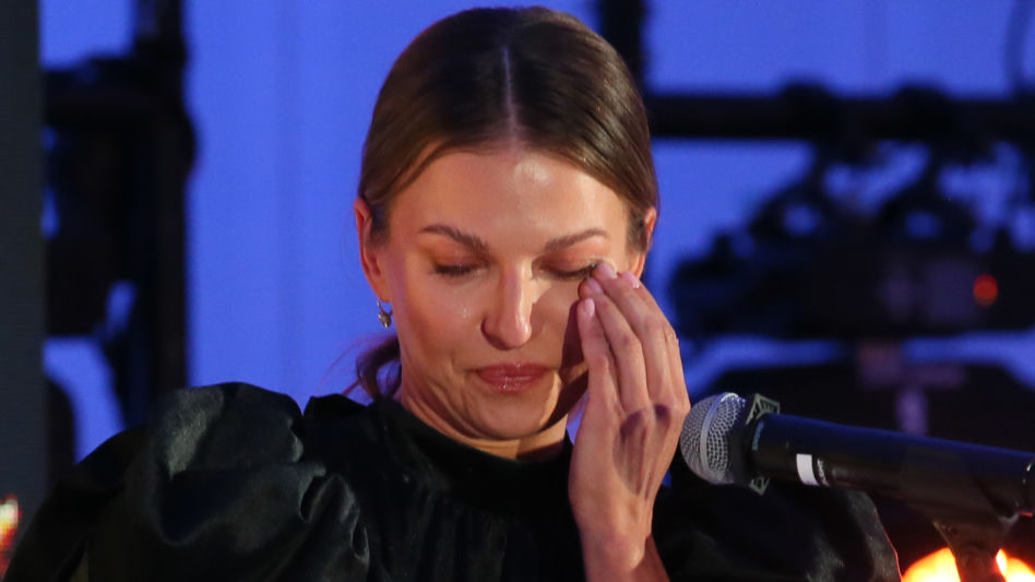 Zapłakana Anna Lewandowska na gali rozdania nagród WPROST