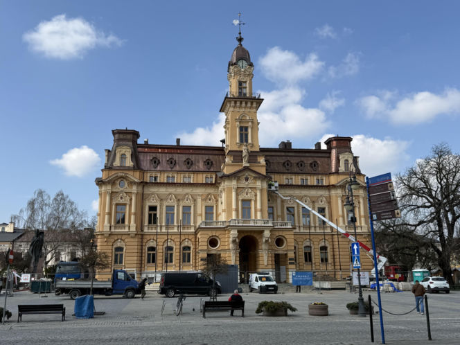 Ratusz w Nowym Sączu po renowacji