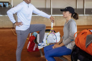 Iga Świątek na korepetycjach u Rafaela Nadala! Król Mączki pouczał Polkę w czasie treningu! ZDJĘCIA