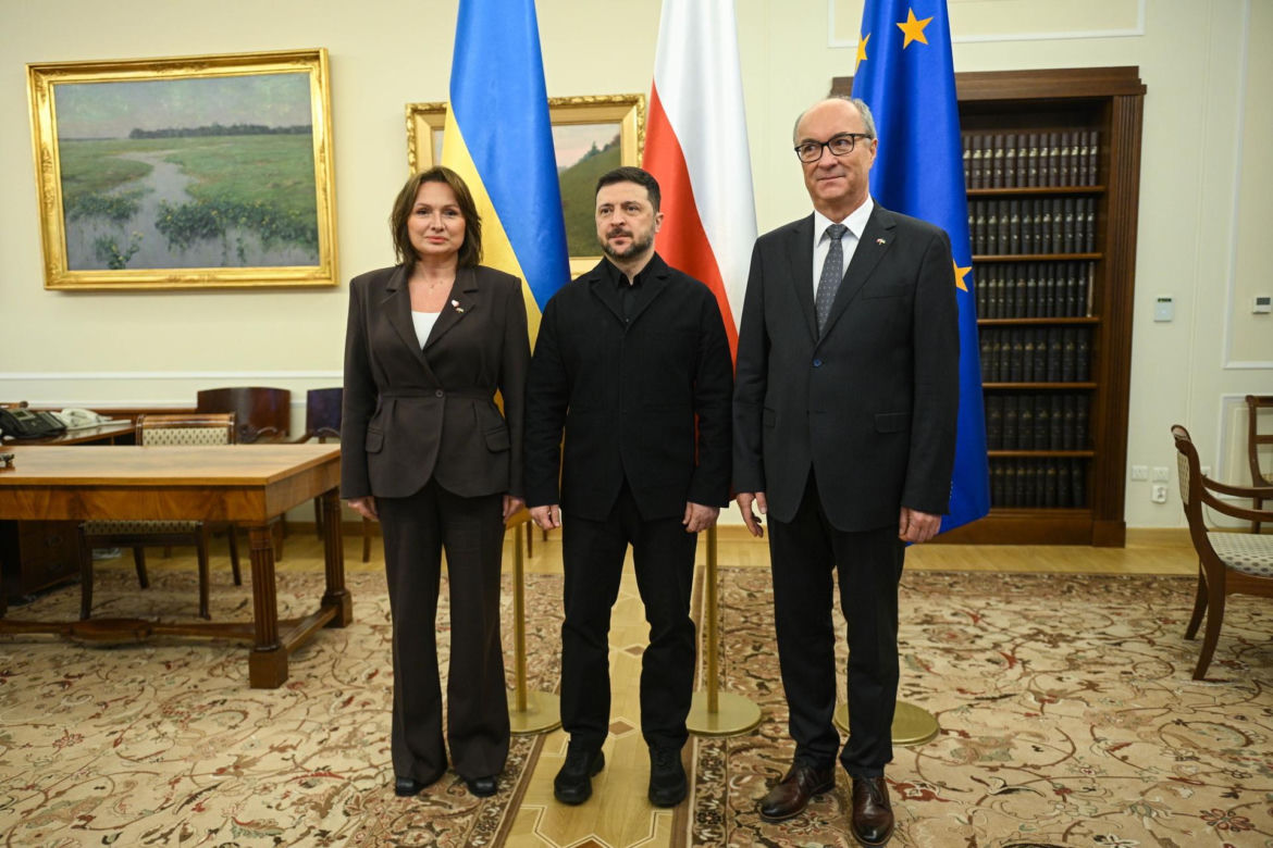 Wołodymyr Zełenski w polskim Sejmie