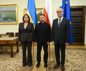 Wołodymyr Zełenski w polskim Sejmie