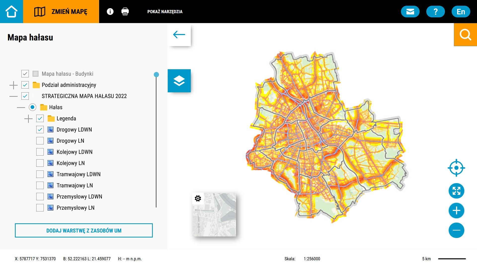 Mapa akustyczna Warszawy