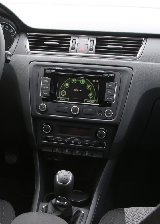 Skoda Rapid - szczegóły wnętrza