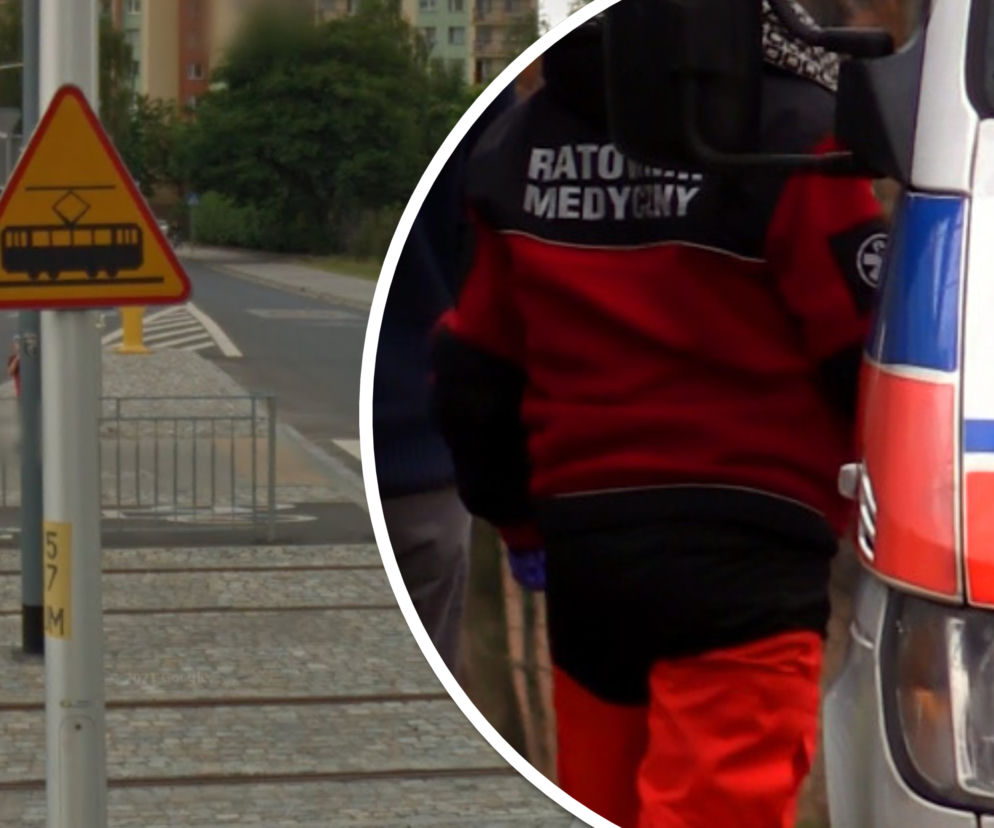 Tragiczny wypadek na ul. Świeradowskiej we Wrocławiu. Ukraiński rowerzysta zginął pod kołami tramwaju