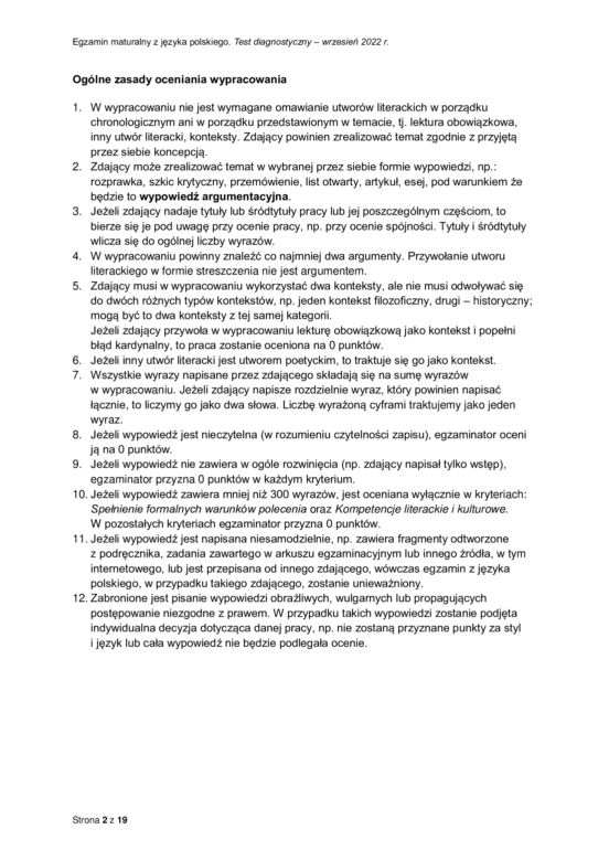 Matura próbna 2023: Polski. Odpowiedzi CKE i oficjalny klucz do zadań