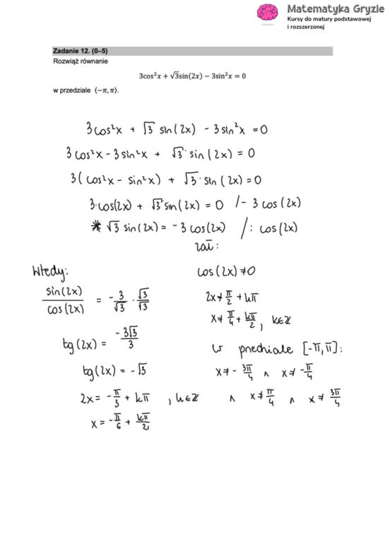 Matura 2025 matematyka rozszerzona: ODPOWIEDZI do wszystkich zadań, gotowe rozwiązania matury z matematyki rozszerzonej - Formuła 2015 [12.05.2025]	