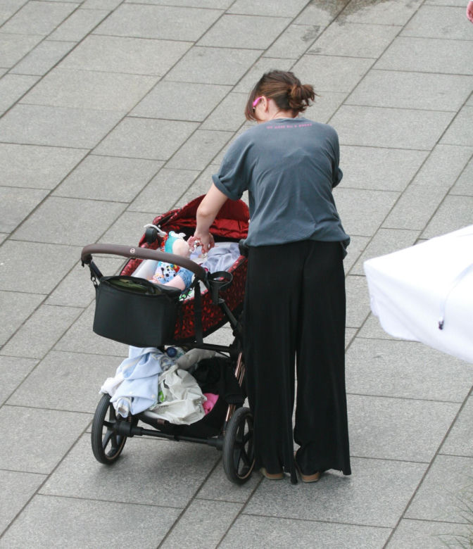 Olga Bołądź zakochana mama