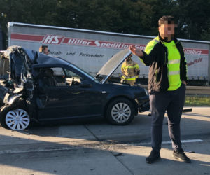 Wypadek na autostradzie A4 pod Wrocławiem 