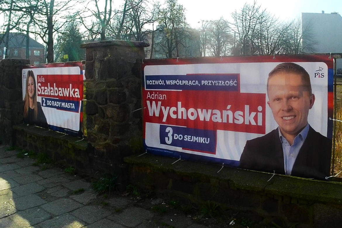 Przedwyborcza "baneroza" w Szczecinie