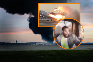 Uchwycono katastrofę lotniczą na filmie. Ten kierowca oszukał przeznaczenie