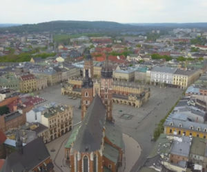 Kraków z lotu ptaka