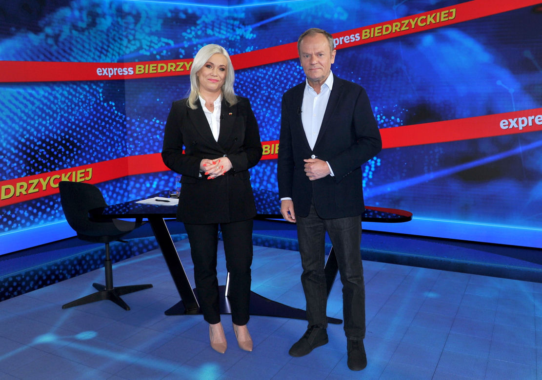 Donald Tusk u Kamili Biedrzyckiej