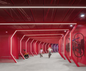 Parking rowerowy pod Placem Poczdamskim w Berlinie