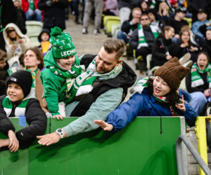 Lechia Gdańsk - Raków Częstochowa; Zdjęcia kibiców z meczu 30. kolejki PKO BP Ekstraklasy