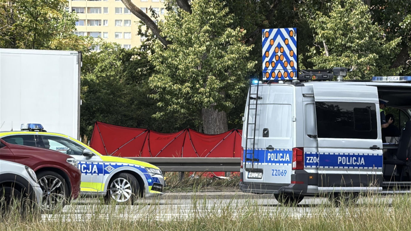  Śmiertelny wypadek motocyklisty na Wisłostradzie