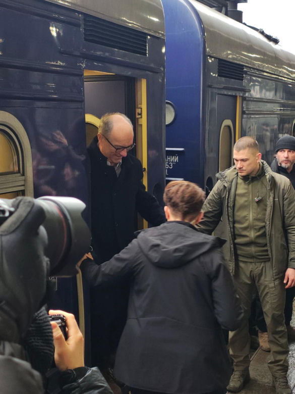 Szef Rady Najwyższej Ukrainy wita marszałka