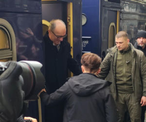 Szef Rady Najwyższej Ukrainy wita marszałka