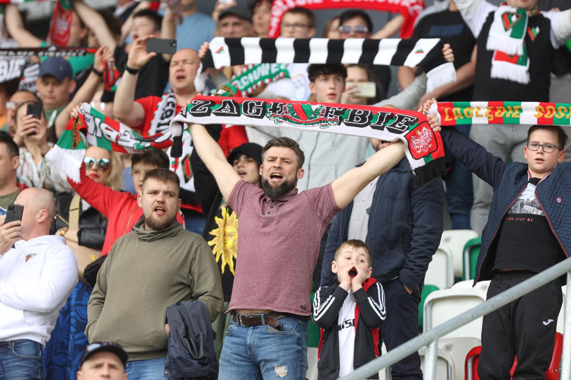 Kibice podczas meczu Zagłębie Sosnowiec – GKS Katowice 