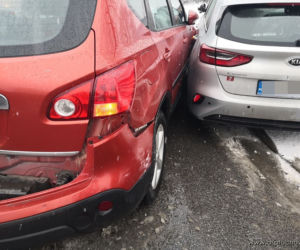 W Tuchowie ZDERZENIE czterech pojazdów. Utrudnienia na drodze 