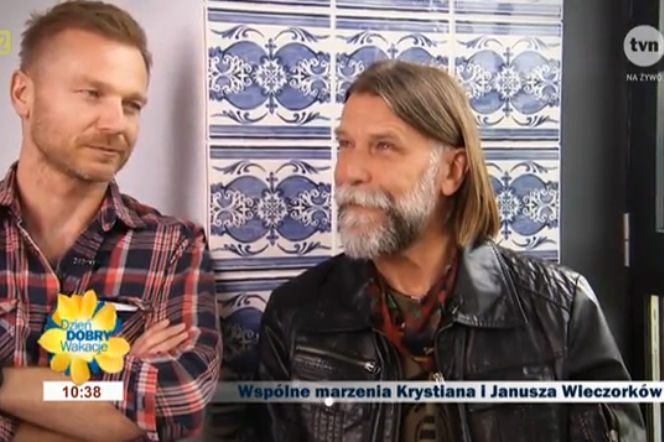 Dzień dobry TVN. Krystian Wieczorek i jego ojciec Janusz
