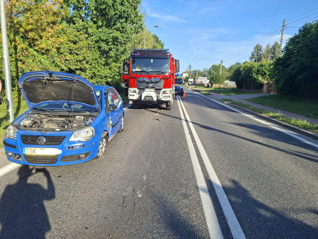 Wypadek na Kieleckiej w Starachowicach