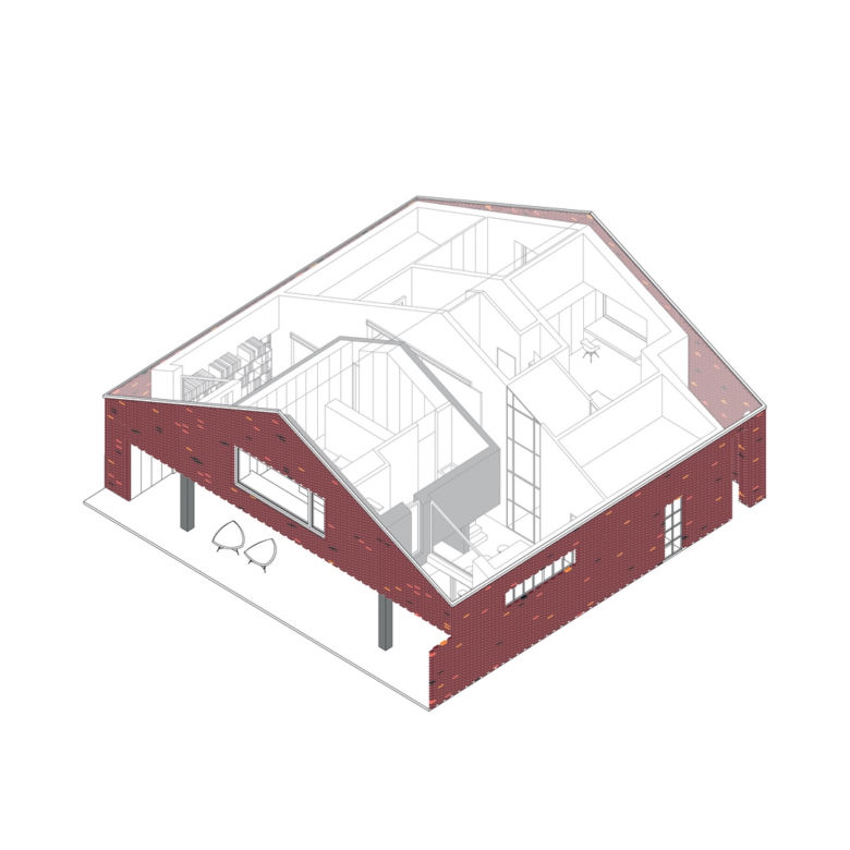 Dom ze starej stodoły projektu Wrzeszcz Architekci