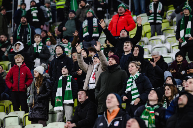Lechia Gdańsk - Górnik Zabrze, zdjęcia kibiców i zawodników z meczu 18, kolejki PKO BP Ekstraklasy