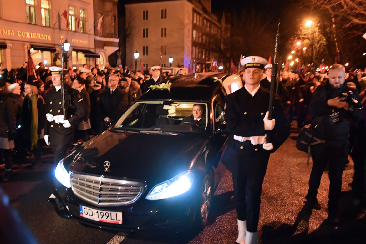 Ostatnia droga Pawła Adamowicza.