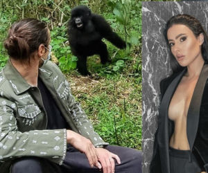 Grzegorz Krychowiak w Rwandzie z gorylami