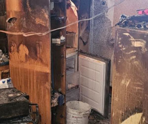 Pożar mieszkania w Gliwicach