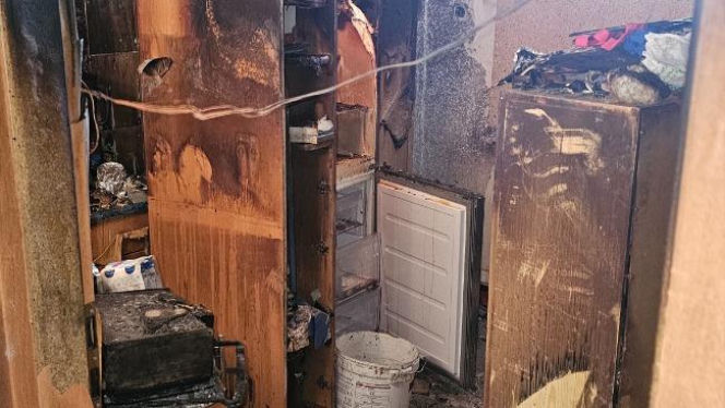 Pożar mieszkania w Gliwicach