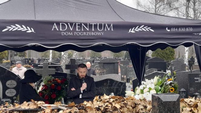 Pogrzeb Marcina Przewoźniaka. On na wszystko miał limeryk