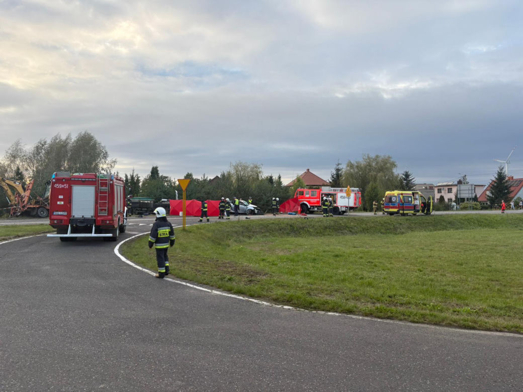 Wypadek w miejscowości Wielowieś