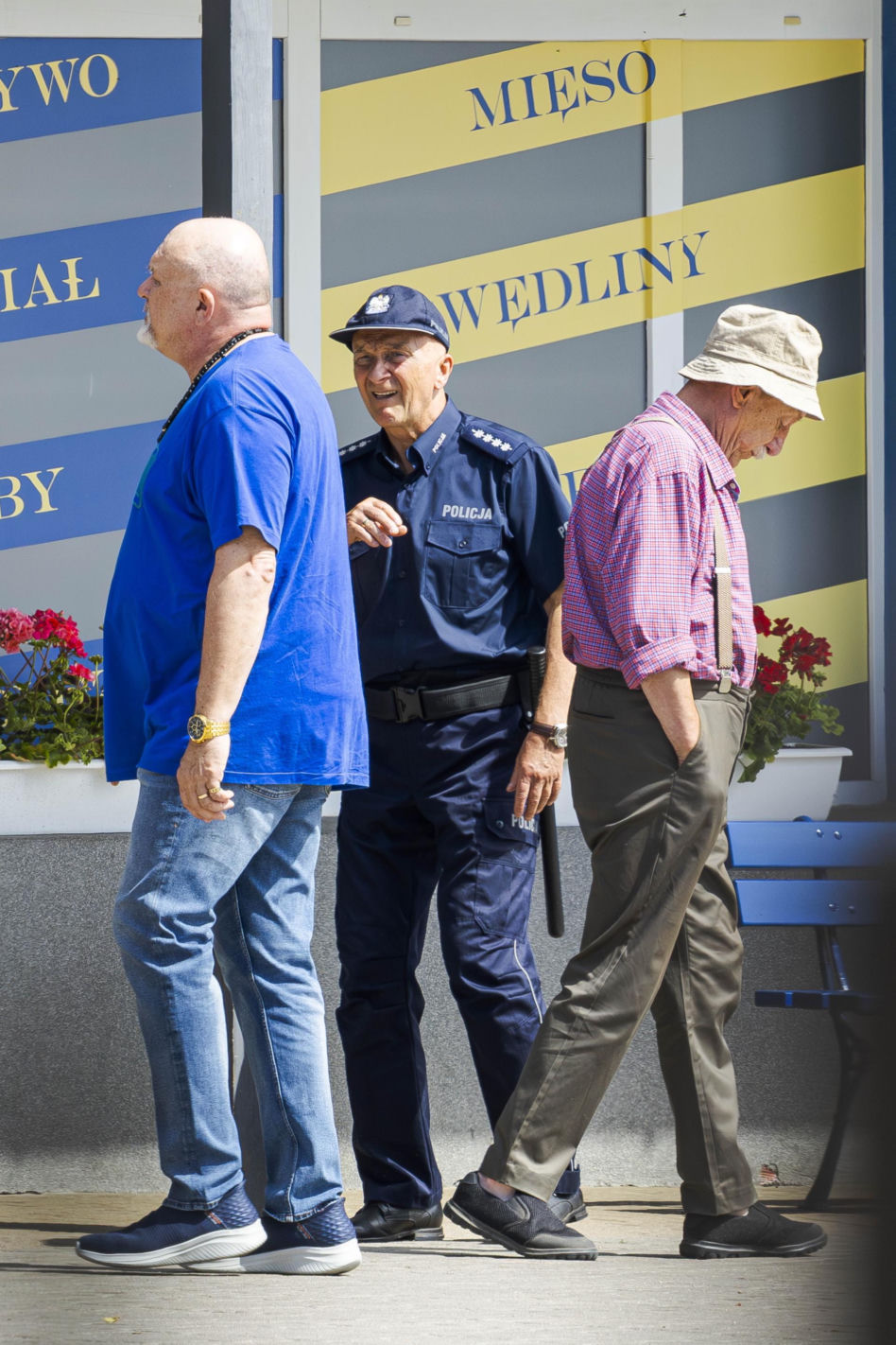 Daniel Olbrychski jak król na planie "Rancza"